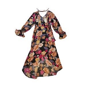 band of the free brown dress Walnut Eyelet Cotton Midi Dress By Band of the Free XS